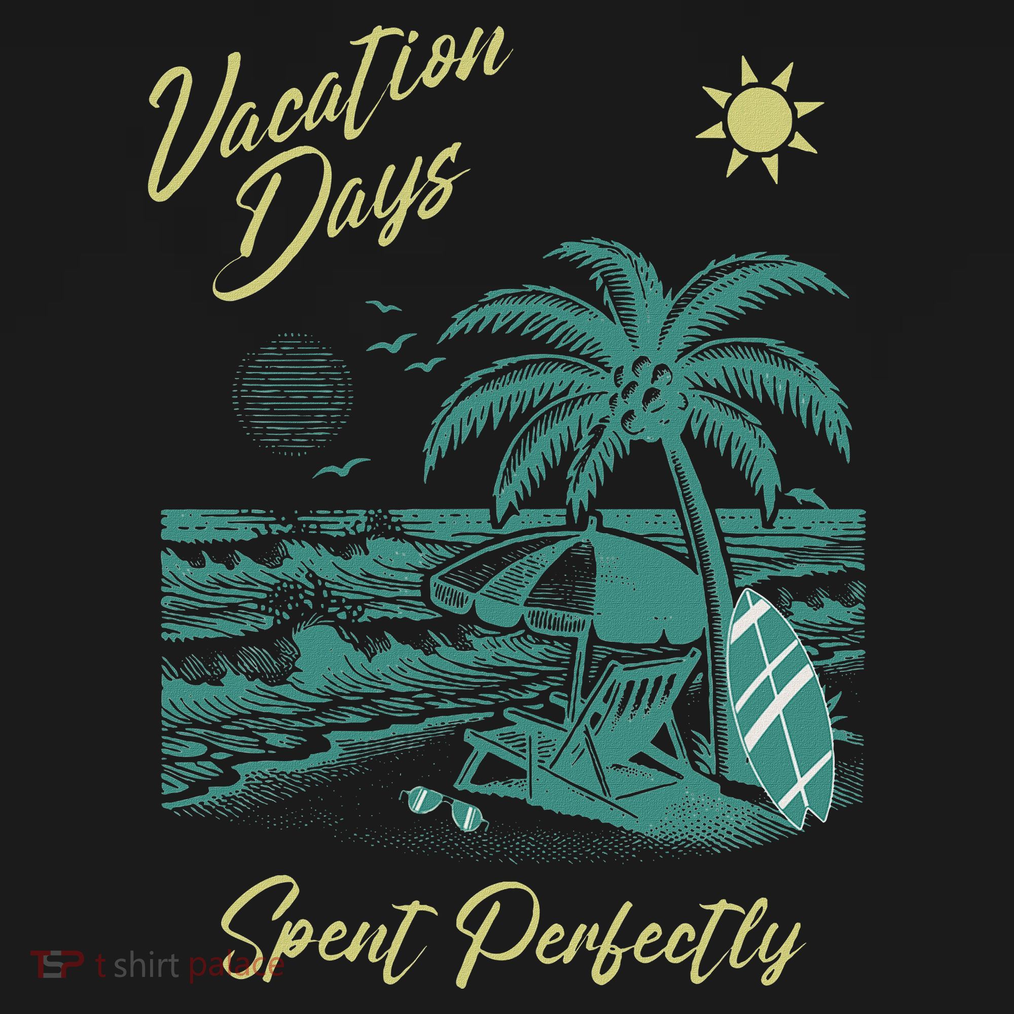 Vacation Days Spent Perfectly Beach T Kids Sweatshirt