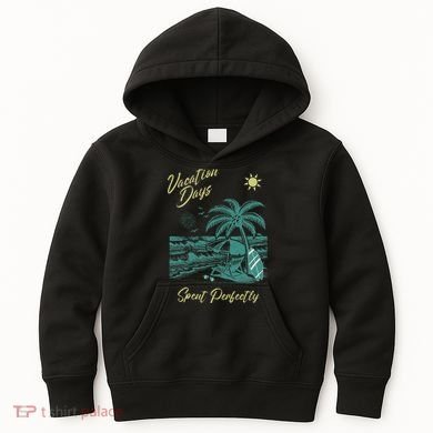 Vacation Days Spent Perfectly Beach T Kids Hoodie
