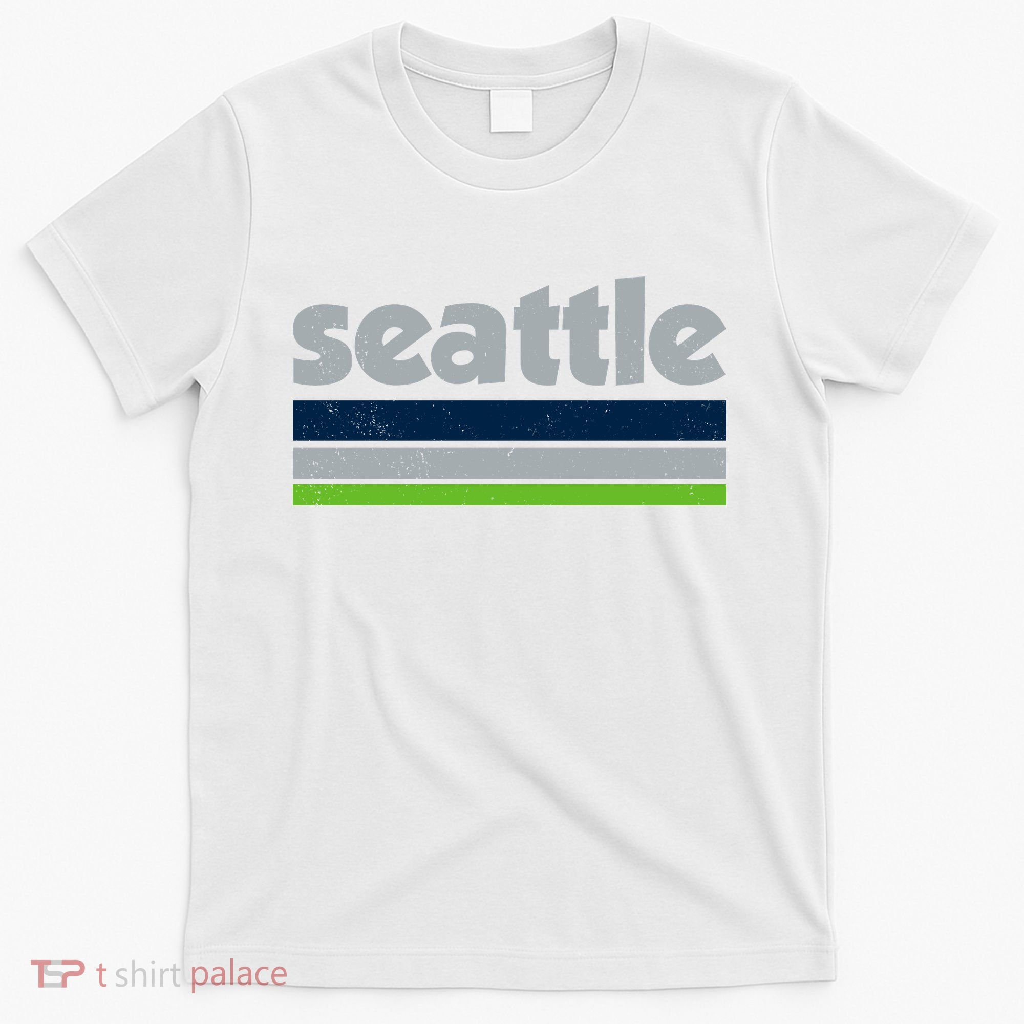 Vintage Distressed Seattle Football T-Shirt