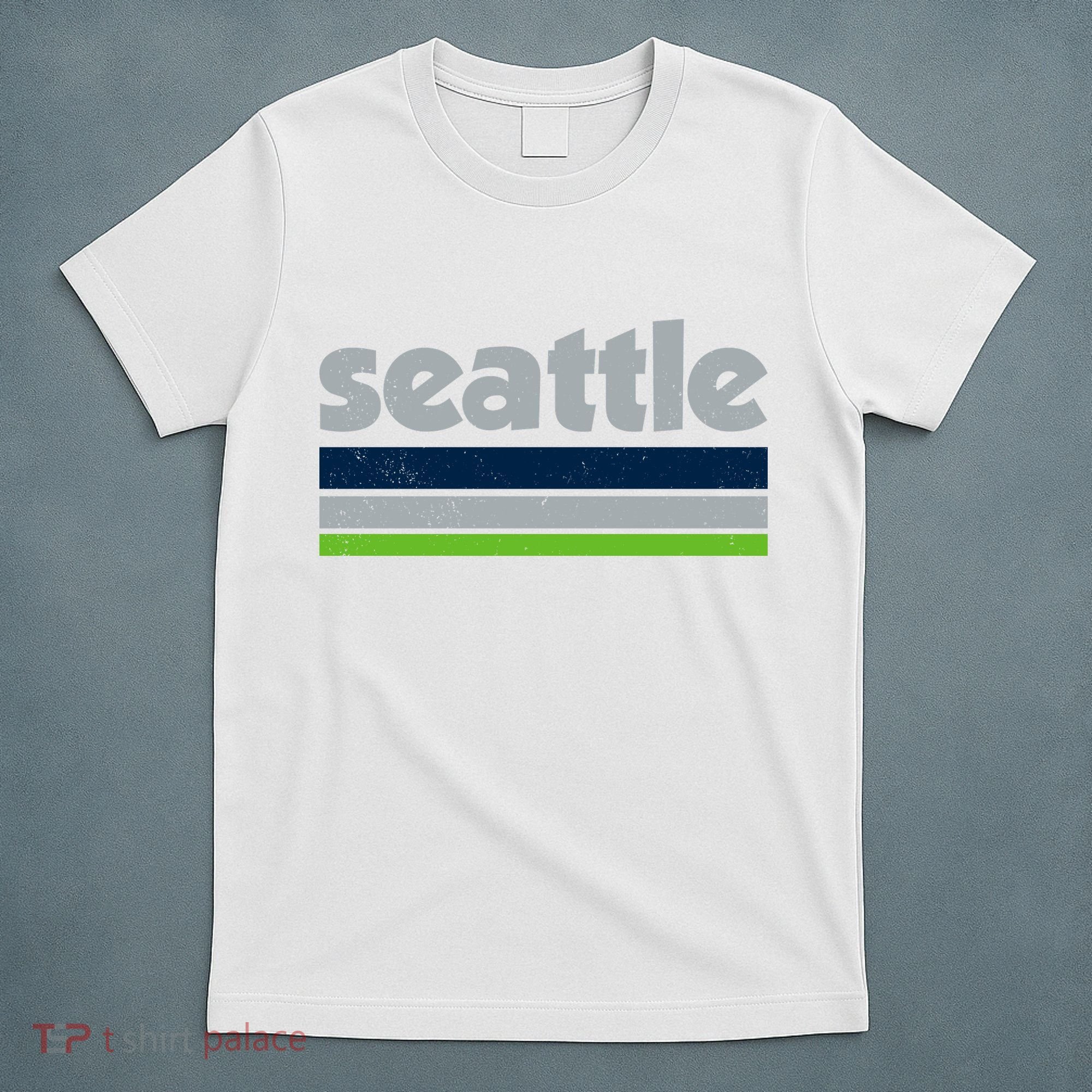 Vintage Distressed Seattle Football T-Shirt