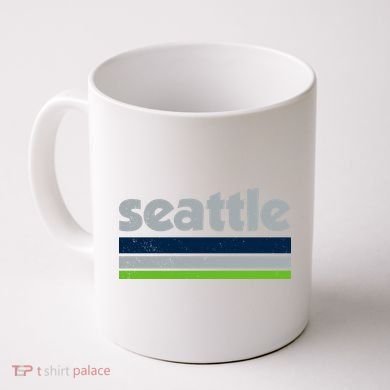 Vintage Distressed Seattle Football Coffee Mug