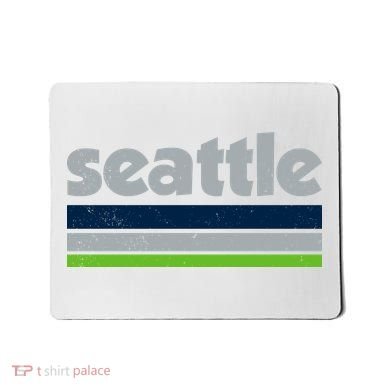 Vintage Distressed Seattle Football Mousepad