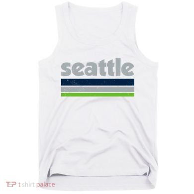 Vintage Distressed Seattle Football Tank Top