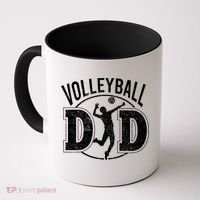Volleyball Dad Spiking Ball Father Cool Gift Coffee Mug thumb 0