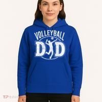 Volleyball Dad Spiking Ball Father Cool Gift Hoodie thumb 5