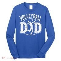 Volleyball Dad Spiking Ball Father Cool Gift Long Sleeve Shirt thumb 0