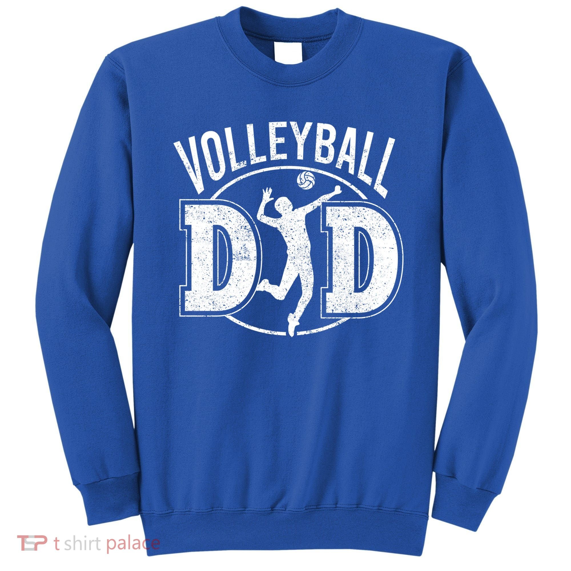Volleyball Dad Spiking Ball Father Cool Gift Sweatshirt