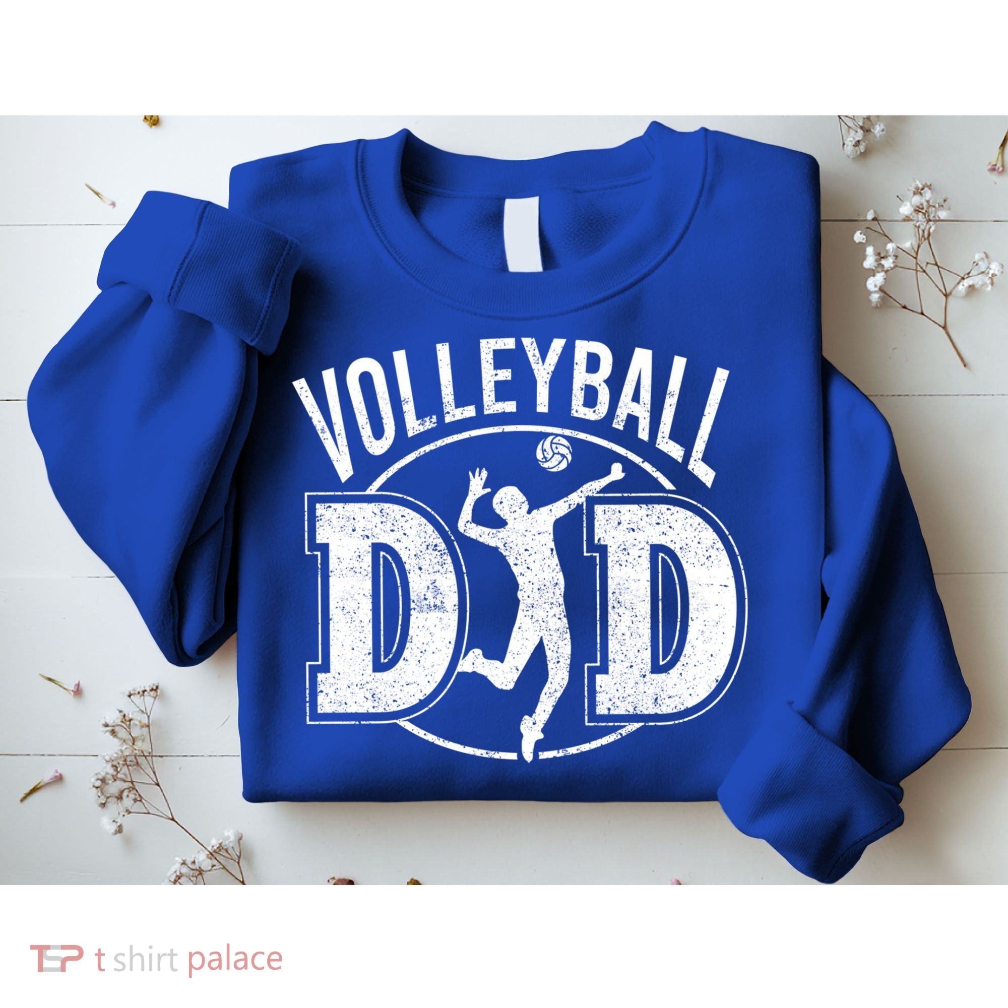 Volleyball Dad Spiking Ball Father Cool Gift Sweatshirt