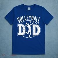 Volleyball Dad Spiking Ball Father Cool Gift T-Shirt thumb 5