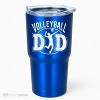Volleyball Dad Spiking Ball Father Cool Gift Tumbler thumb 0