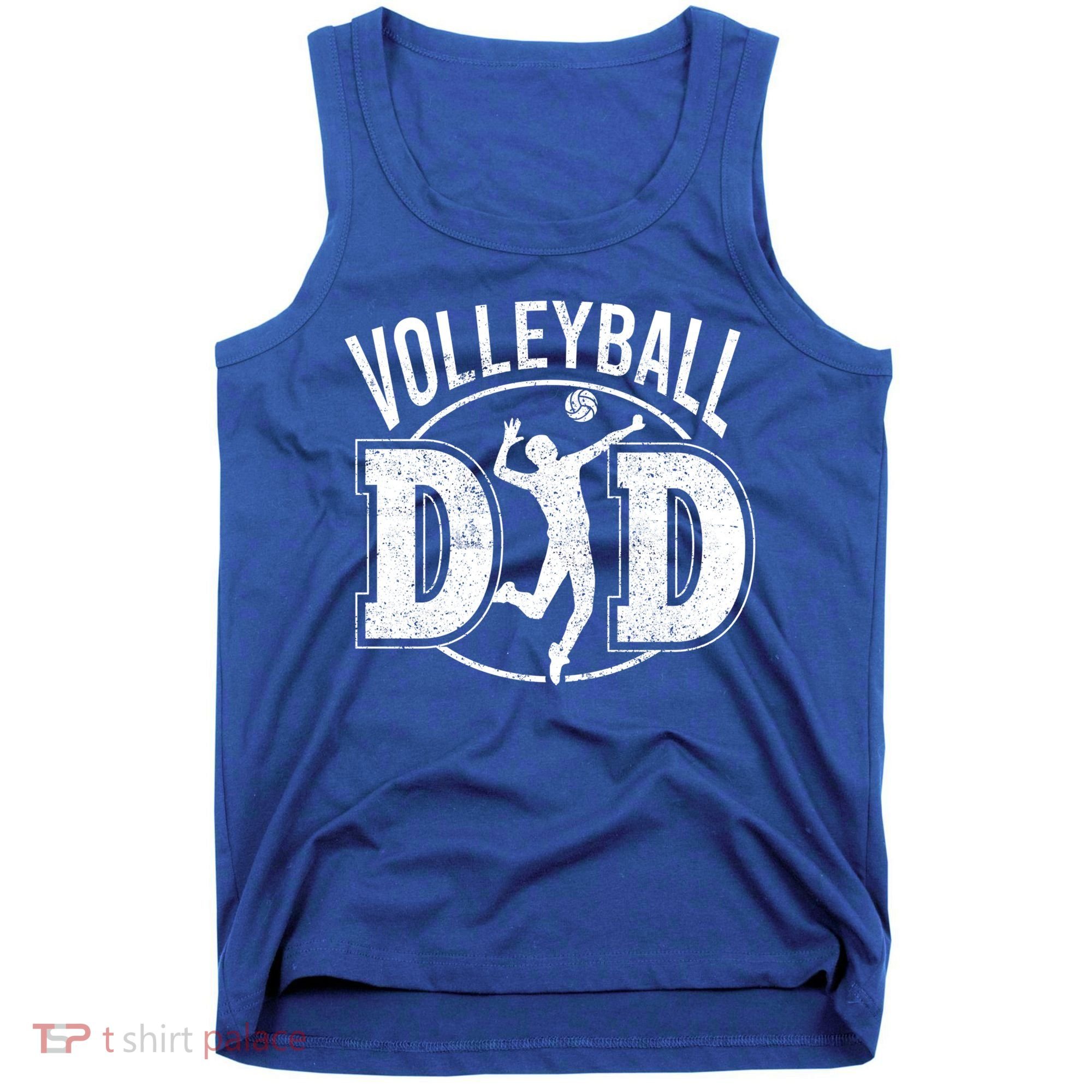 Volleyball Dad Spiking Ball Father Cool Gift Tank Top