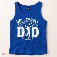 Volleyball Dad Spiking Ball Father Cool Gift Tank Top thumb 2