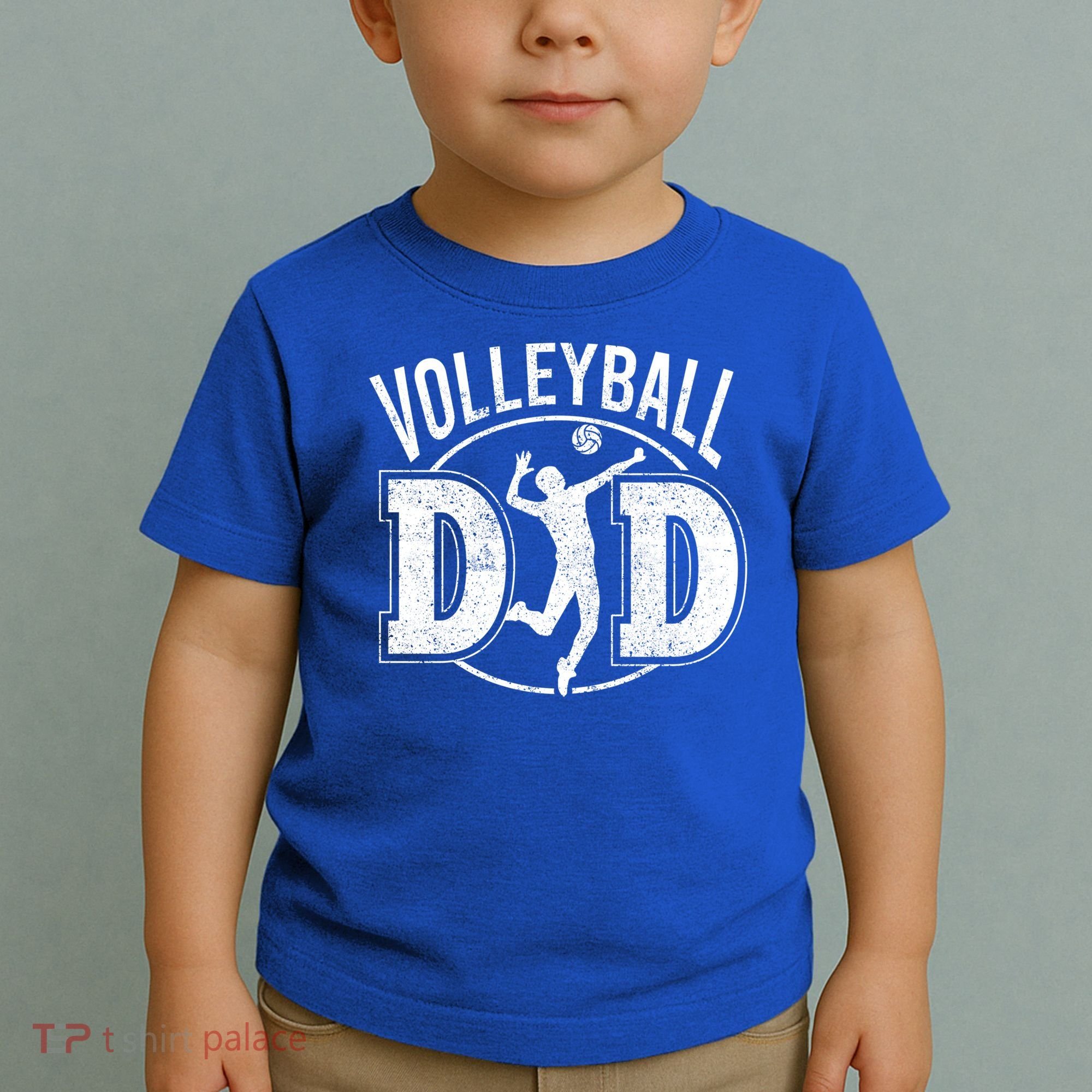 Volleyball Dad Spiking Ball Father Cool Gift Toddler T-Shirt