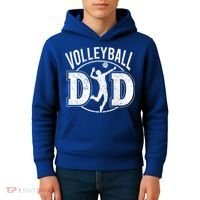 Volleyball Dad Spiking Ball Father Cool Gift Kids Hoodie thumb 4