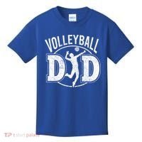 Volleyball Dad Spiking Ball Father Cool Gift Kids T-Shirt thumb 0