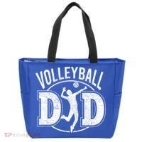 Volleyball Dad Spiking Ball Father Cool Gift Tote Bag thumb 0