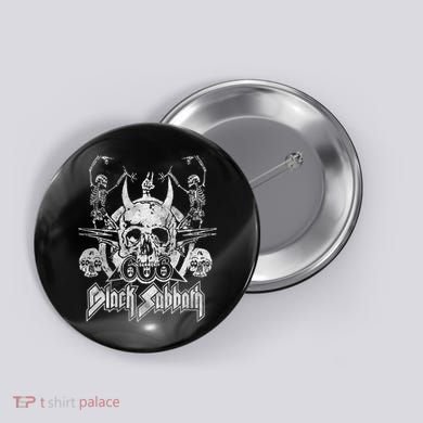 Vintage Dancing Skeletons Button