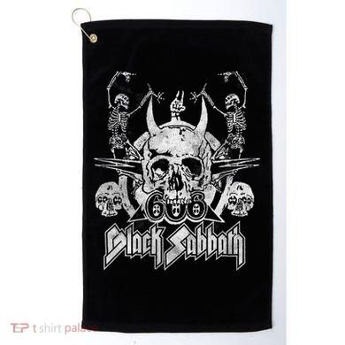 Vintage Dancing Skeletons Golf Towel