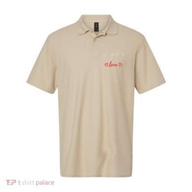 Valentine's Day Sign Language Love Finger Spelling ASL Polo