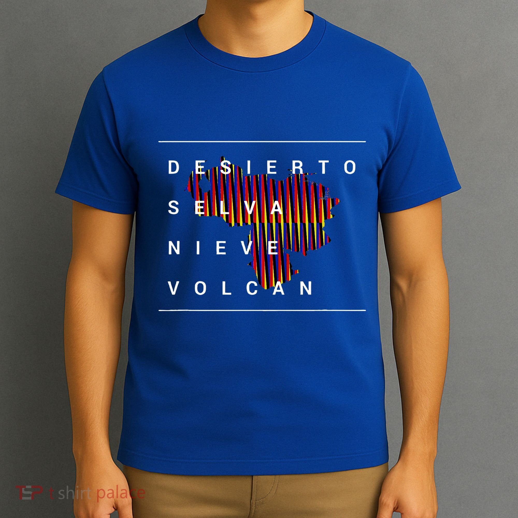 Venezuela Desierto Selva Nieve Venezuelan Chromatic Art Gift T-Shirt