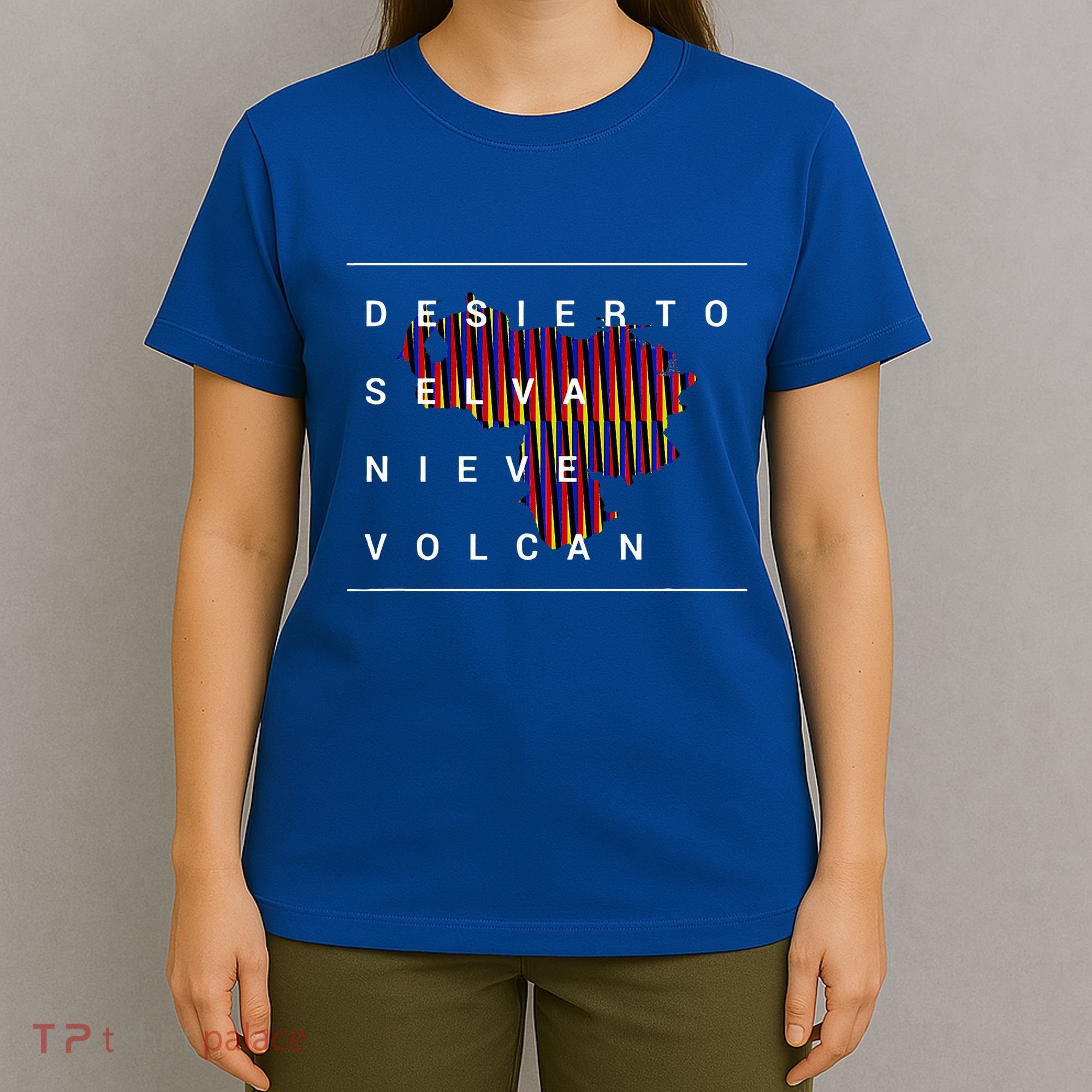 Venezuela Desierto Selva Nieve Venezuelan Chromatic Art Gift T-Shirt