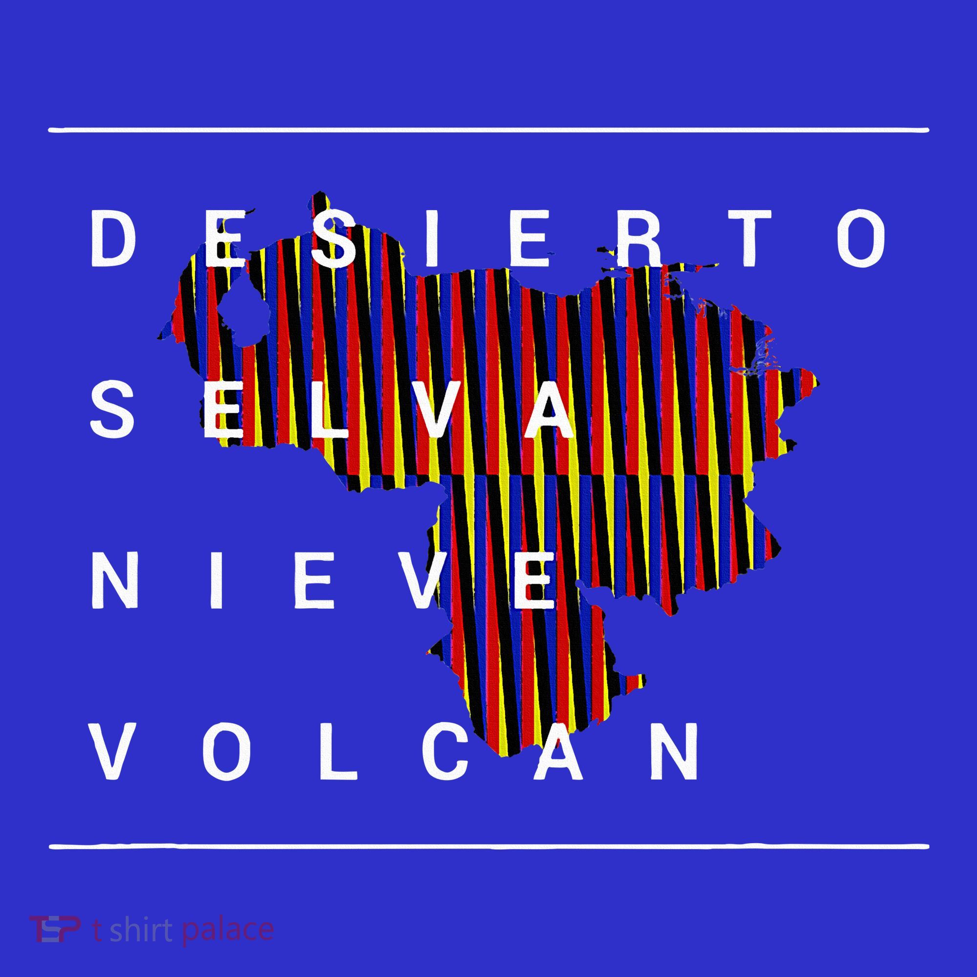 Venezuela Desierto Selva Nieve Venezuelan Chromatic Art Gift T-Shirt