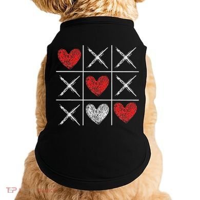 Valentines Day Tic Tac Toe Xo Xo Doggie Tank