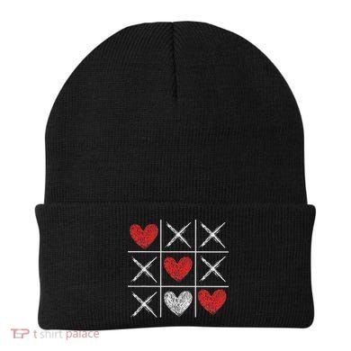Valentines Day Tic Tac Toe Xo Xo Beanie