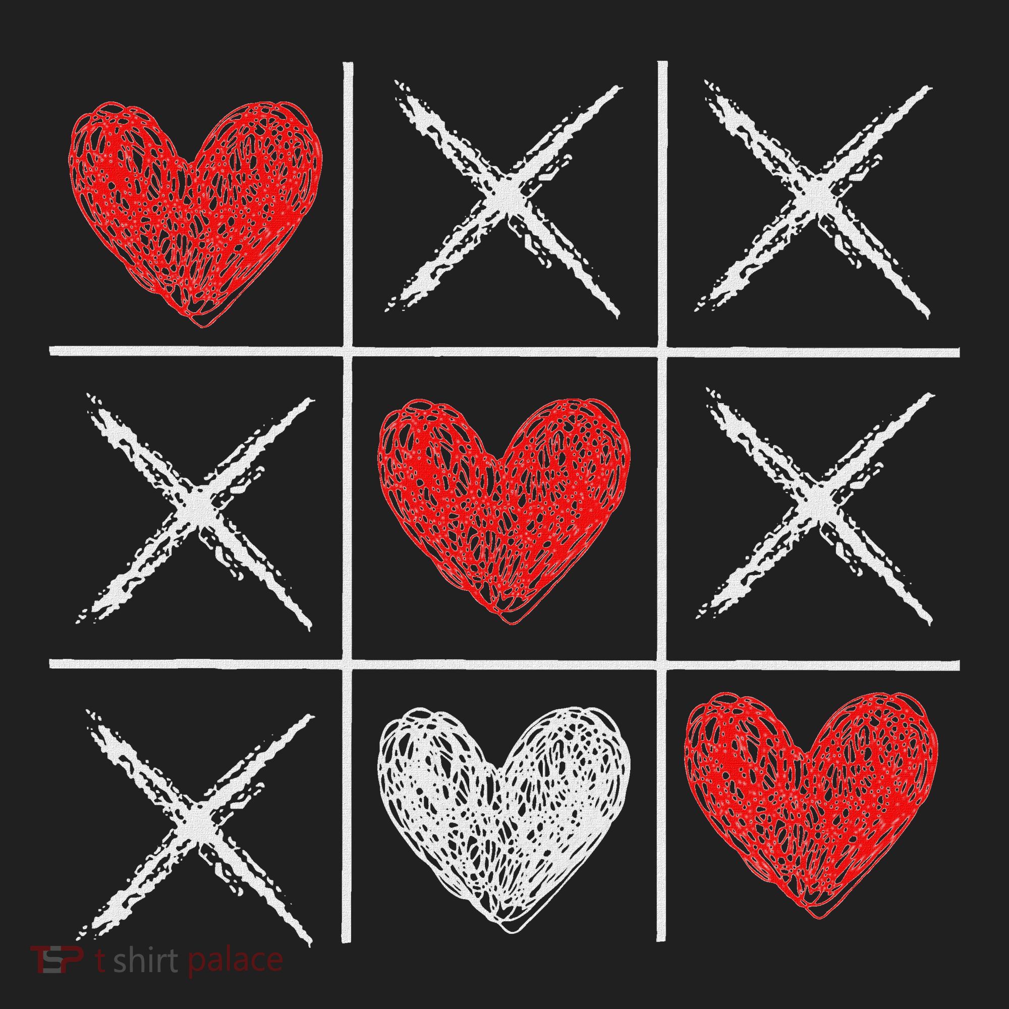 Valentines Day Tic Tac Toe Xo Xo Beanie
