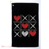 Valentines Day Tic Tac Toe Xo Xo Golf Towel thumb 0