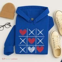 Valentines Day Tic Tac Toe Xo Xo Hoodie thumb 4