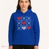 Valentines Day Tic Tac Toe Xo Xo Hoodie thumb 5