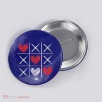 Valentines Day Tic Tac Toe Xo Xo Button thumb 0