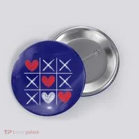 Valentines Day Tic Tac Toe Xo Xo Button thumb 0
