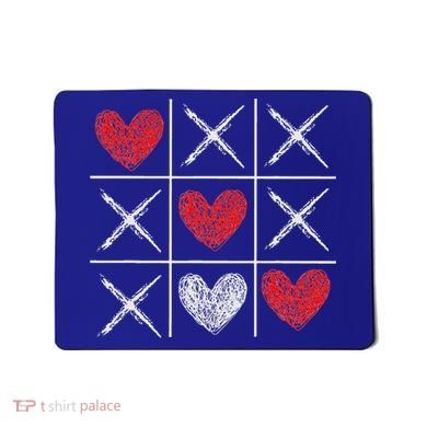 Valentines Day Tic Tac Toe Xo Xo Mousepad