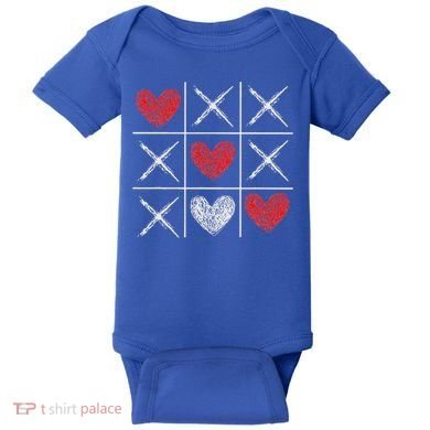 Valentines Day Tic Tac Toe Xo Xo Baby Bodysuit
