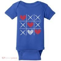 Valentines Day Tic Tac Toe Xo Xo Baby Bodysuit thumb 0