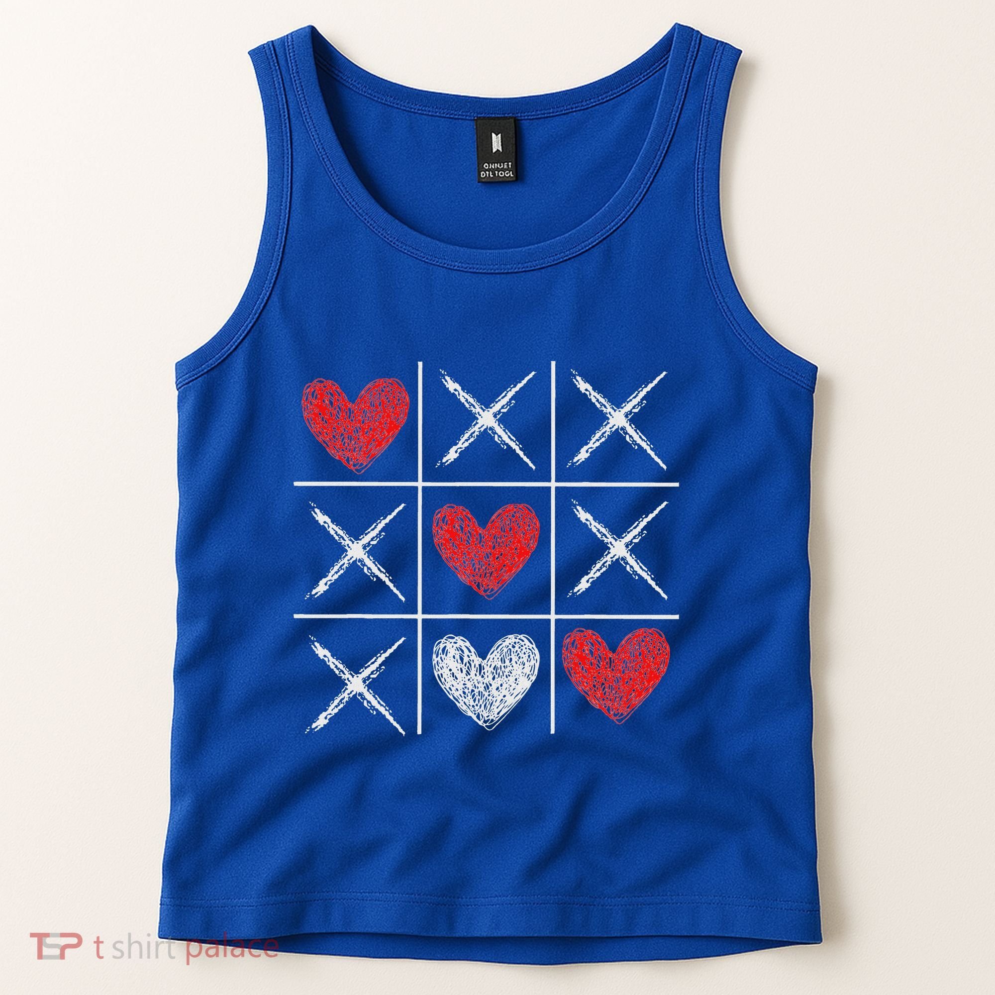 Valentines Day Tic Tac Toe Xo Xo Tank Top