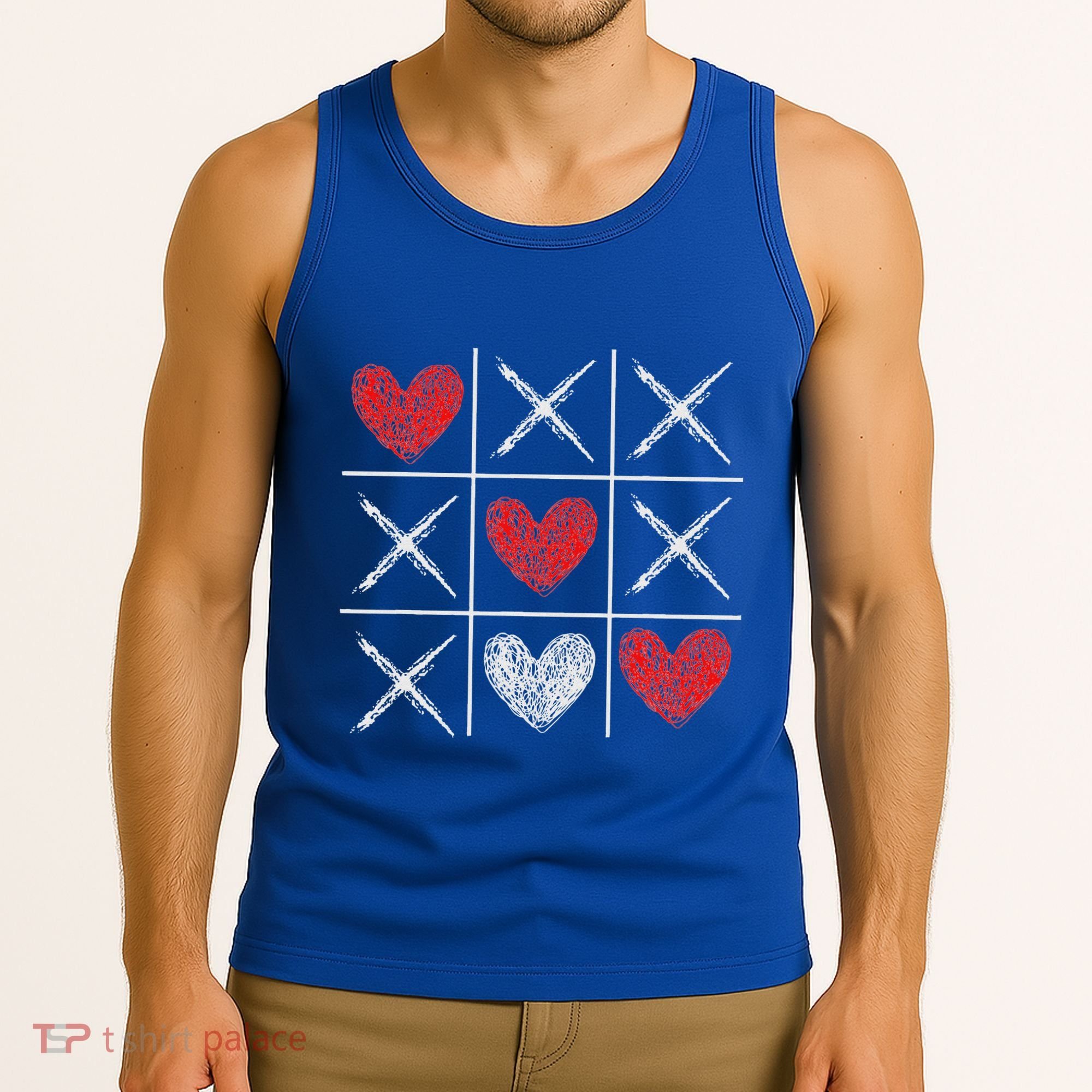 Valentines Day Tic Tac Toe Xo Xo Tank Top