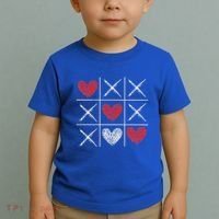 Valentines Day Tic Tac Toe Xo Xo Toddler T-Shirt thumb 2
