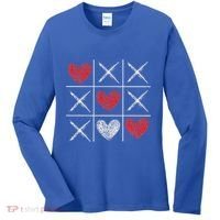 Valentines Day Tic Tac Toe Xo Xo Women's Long Sleeve Shirt thumb 0