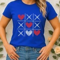 Valentines Day Tic Tac Toe Xo Xo Women's T-Shirt thumb 2