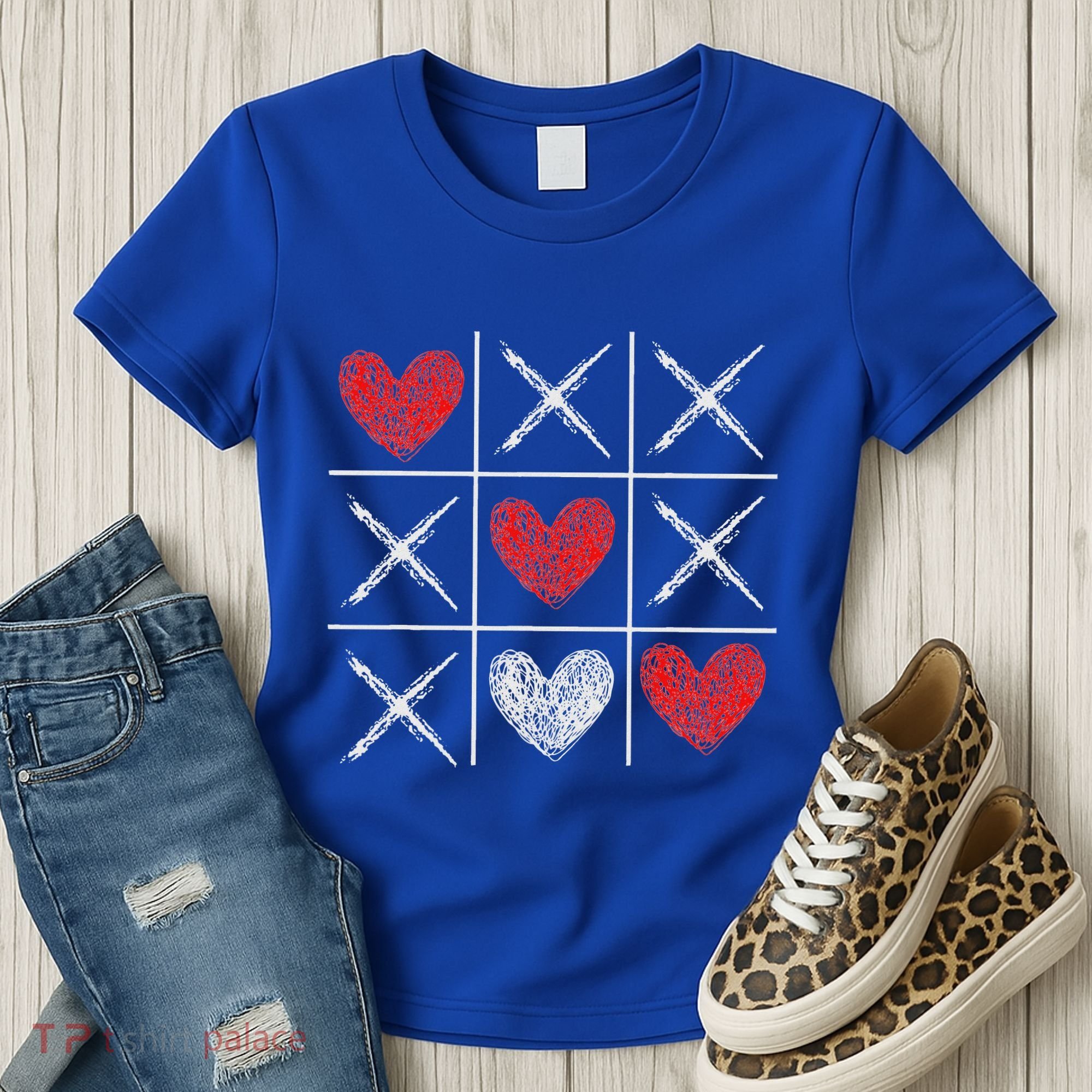 Valentines Day Tic Tac Toe Xo Xo Women's T-Shirt