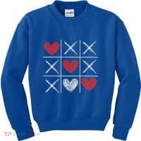 Valentines Day Tic Tac Toe Xo Xo Kids Sweatshirt thumb 0