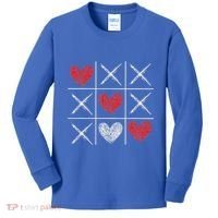 Valentines Day Tic Tac Toe Xo Xo Kids Long Sleeve Shirt thumb 0