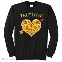Valentine's Day True Love Valentine Pizza Heart Sweatshirt thumb 0