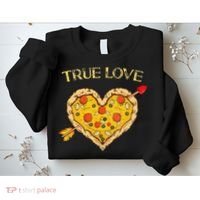 Valentine's Day True Love Valentine Pizza Heart Sweatshirt thumb 2