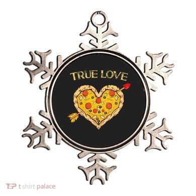 Valentine's Day True Love Valentine Pizza Heart Ornament