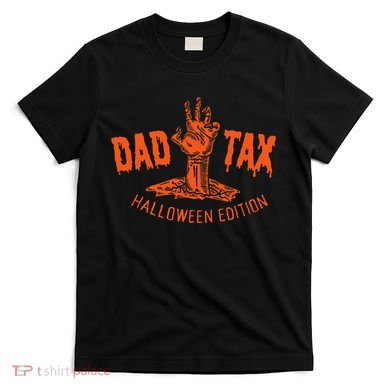 Vintage Dad Tax Halloweenedition Spooky Dad Papa T-Shirt