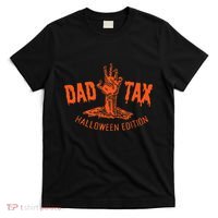 Vintage Dad Tax Halloweenedition Spooky Dad Papa T-Shirt thumb 0